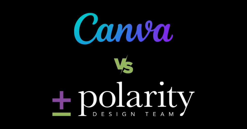 Comparing Canva for business against Polarity Design Team