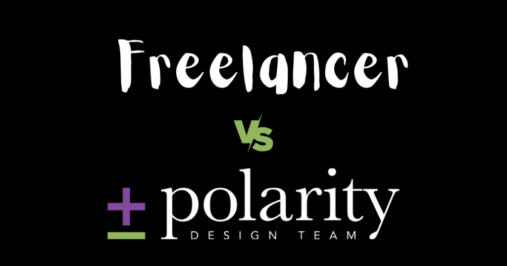 graphic/web design agency vs graphic/web design freelancer graphic